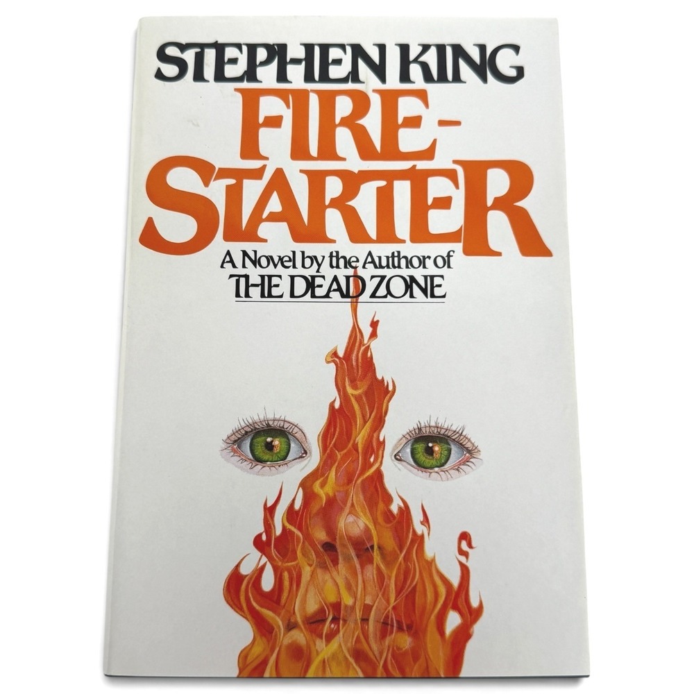 Firestarter Stephen King Hardcover Book With Dust Jacket 1980 Vintage